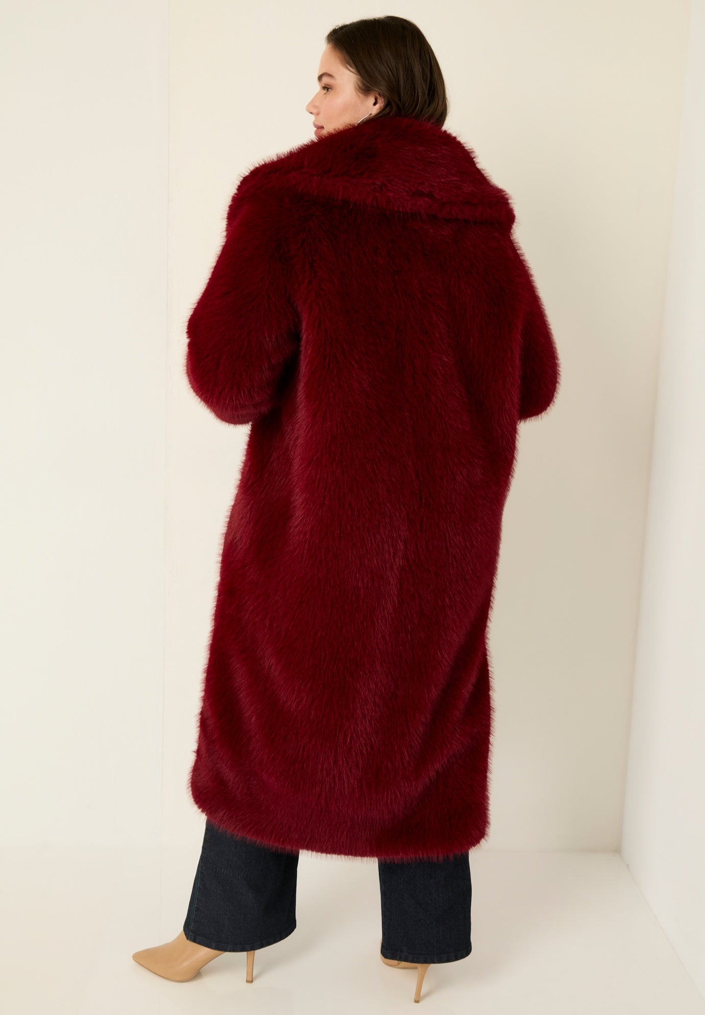 Shaggy Faux Fur Coat image number 1