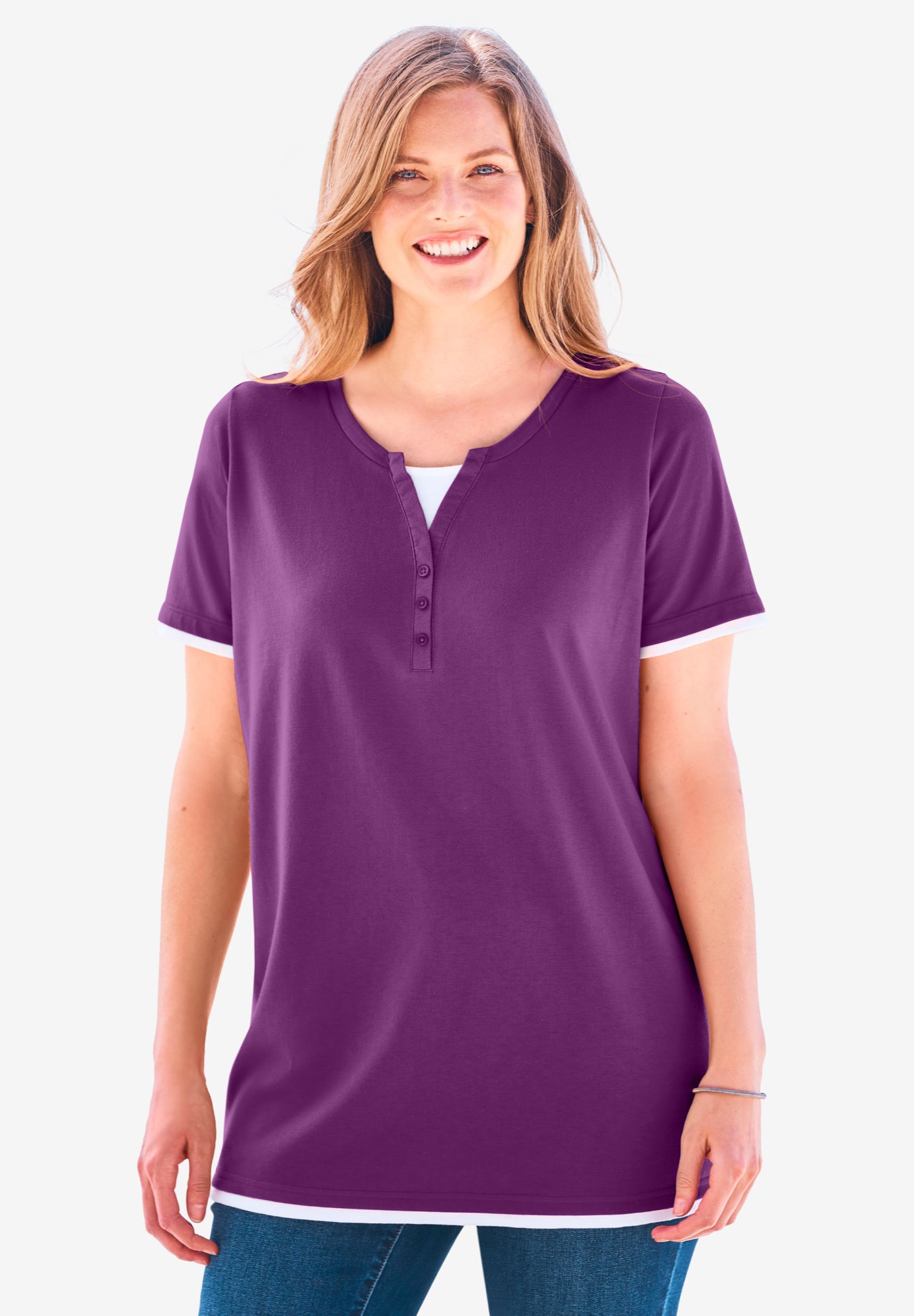 Layered-Look Tee image number 0