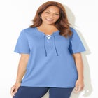 Suprema® Lace-Up Tee image number null