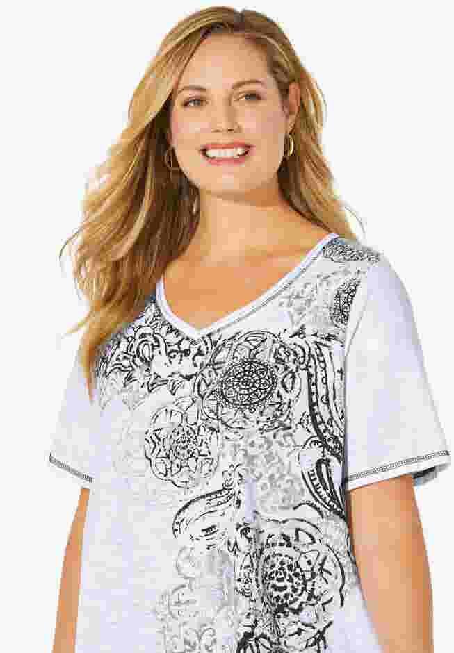 Placement Print Tee image number 3