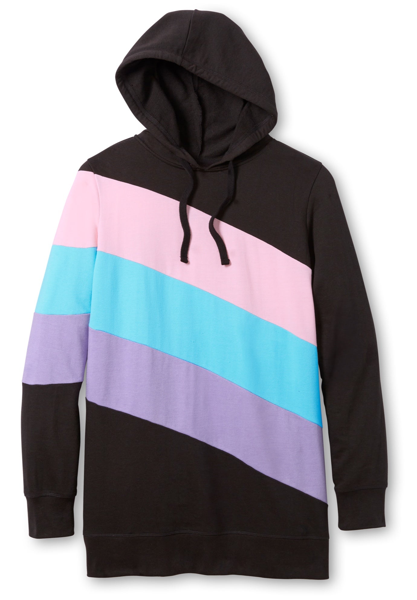 Color Block Hoodie Sweatshirt image number 4