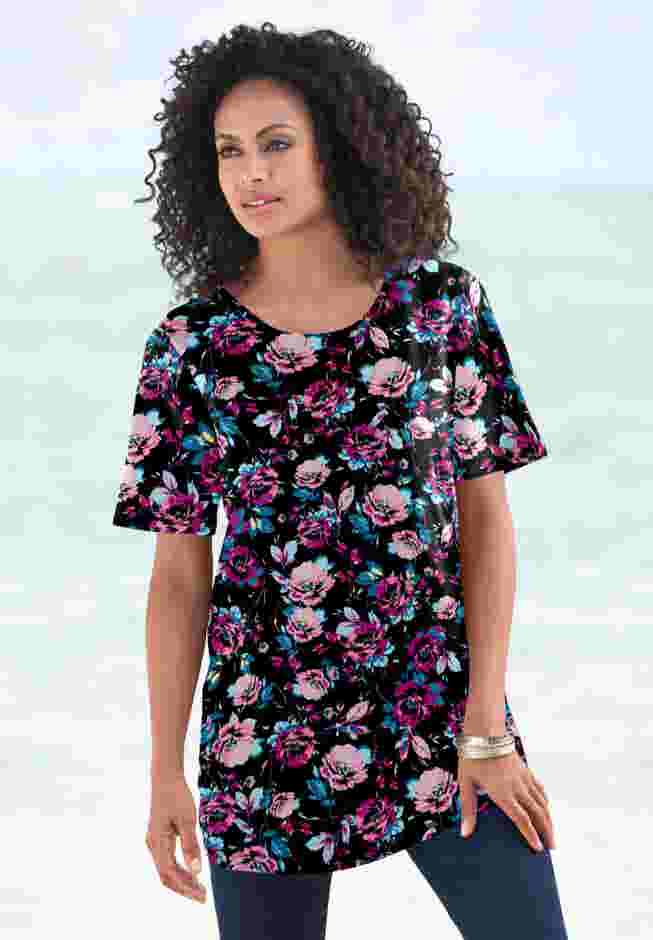Plus Size Cotton Ultimate Crewneck Tee image number 6