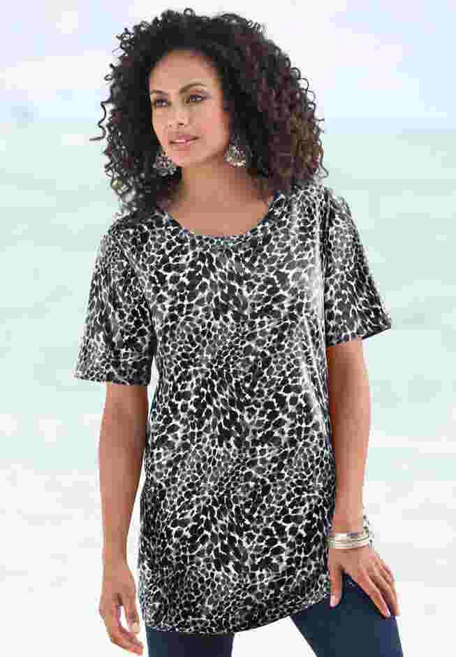 Plus Size Cotton Ultimate Crewneck Tee image number 7