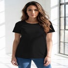 Plus Size Cotton Ultimate Crewneck Tee image number null