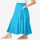 Wide Elastic Waist Skirt image number null