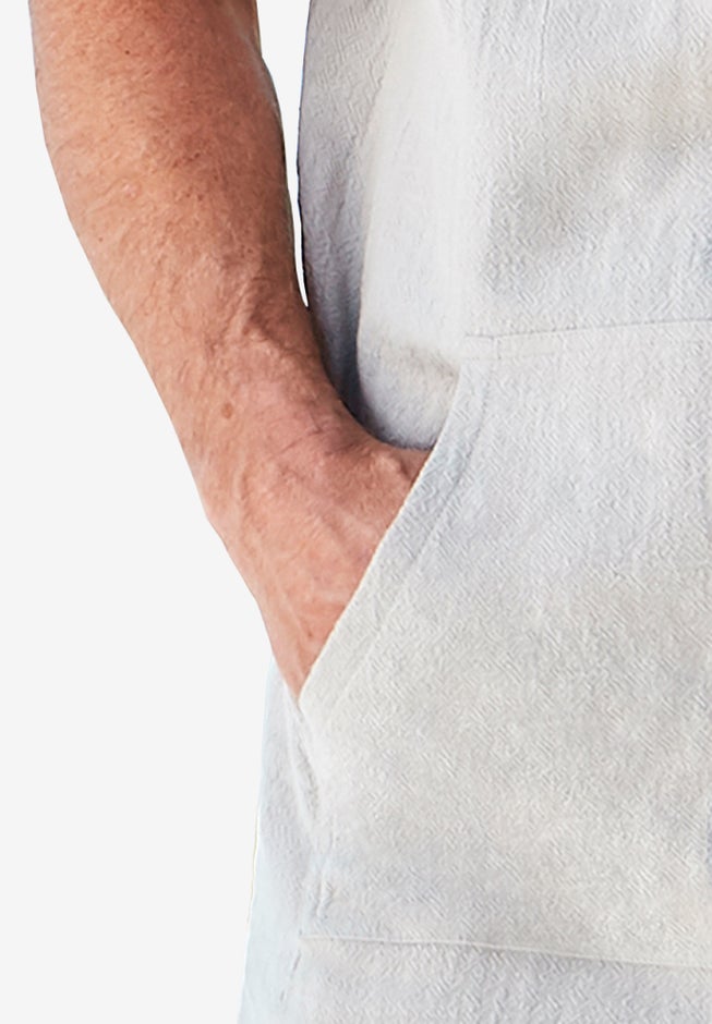 Gauze Short-Sleeve Hoodie image number 6