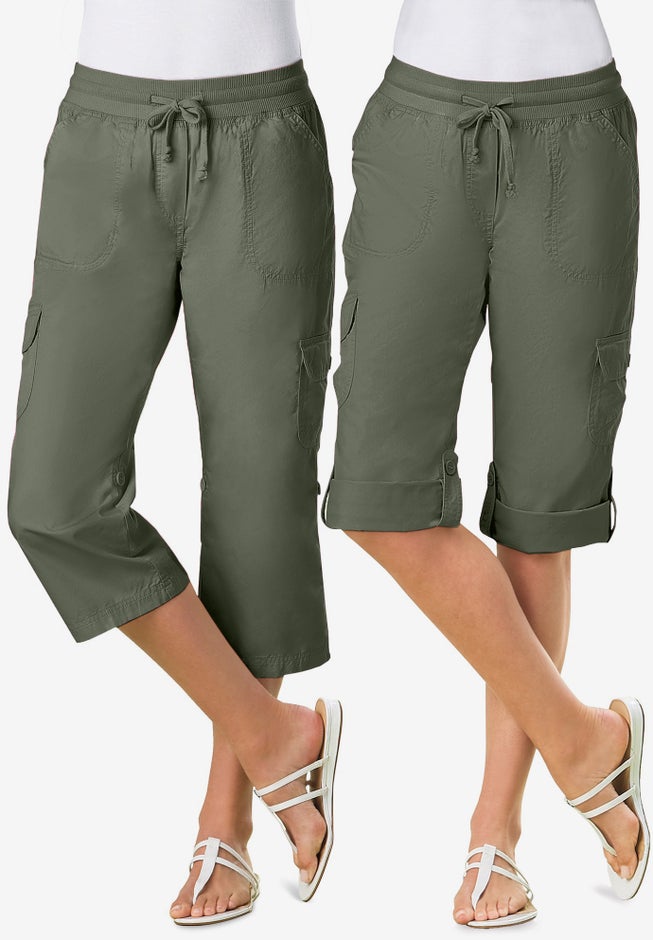 Convertible Length Cargo Capri/Bermuda image number 0