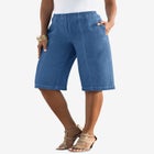 Plus Size Easy-Wear Bermuda Short image number null