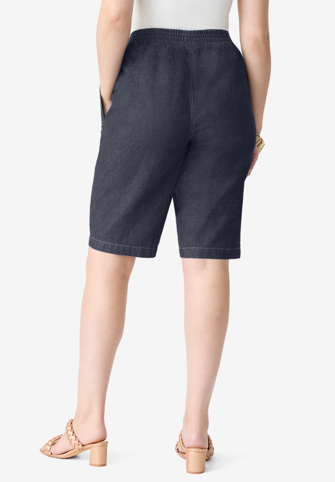 Plus Size Easy-Wear Bermuda Short image number 1