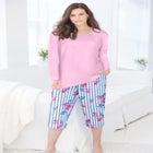 Knit Sleep Capri image number null