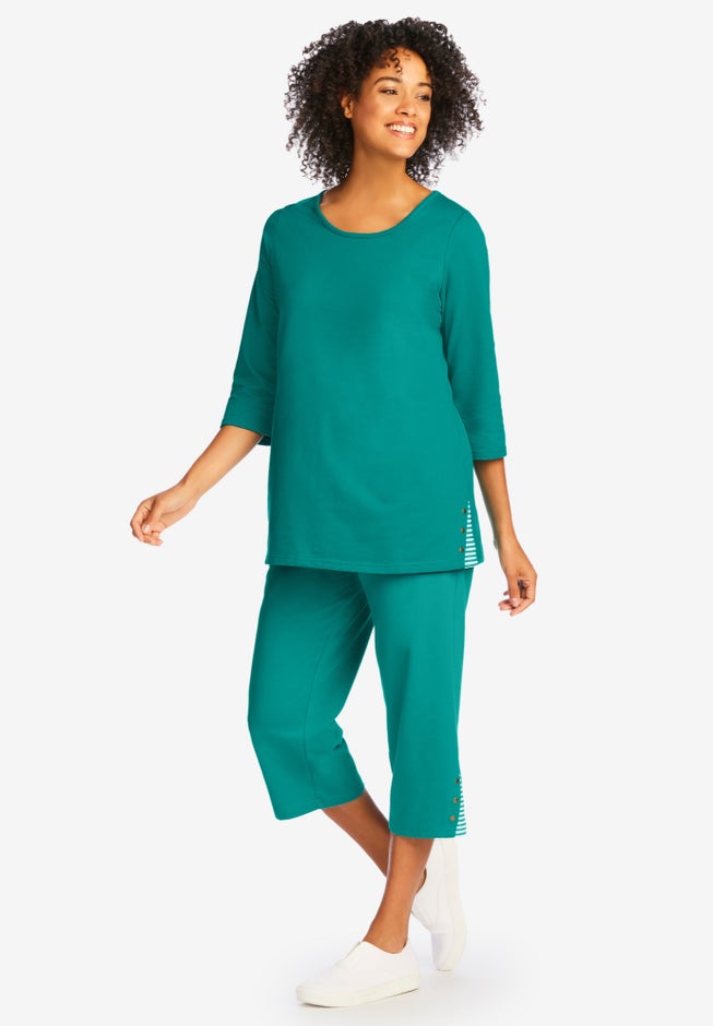 2-Piece Striped French Terry Set image number 3