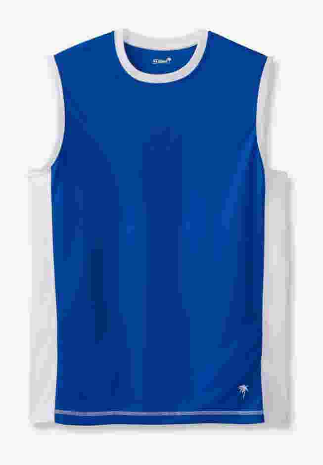 Cling-Free Swim Muscle Tank image number 0