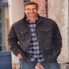 Sweater Fleece Multi-Pocket Jacket image number null