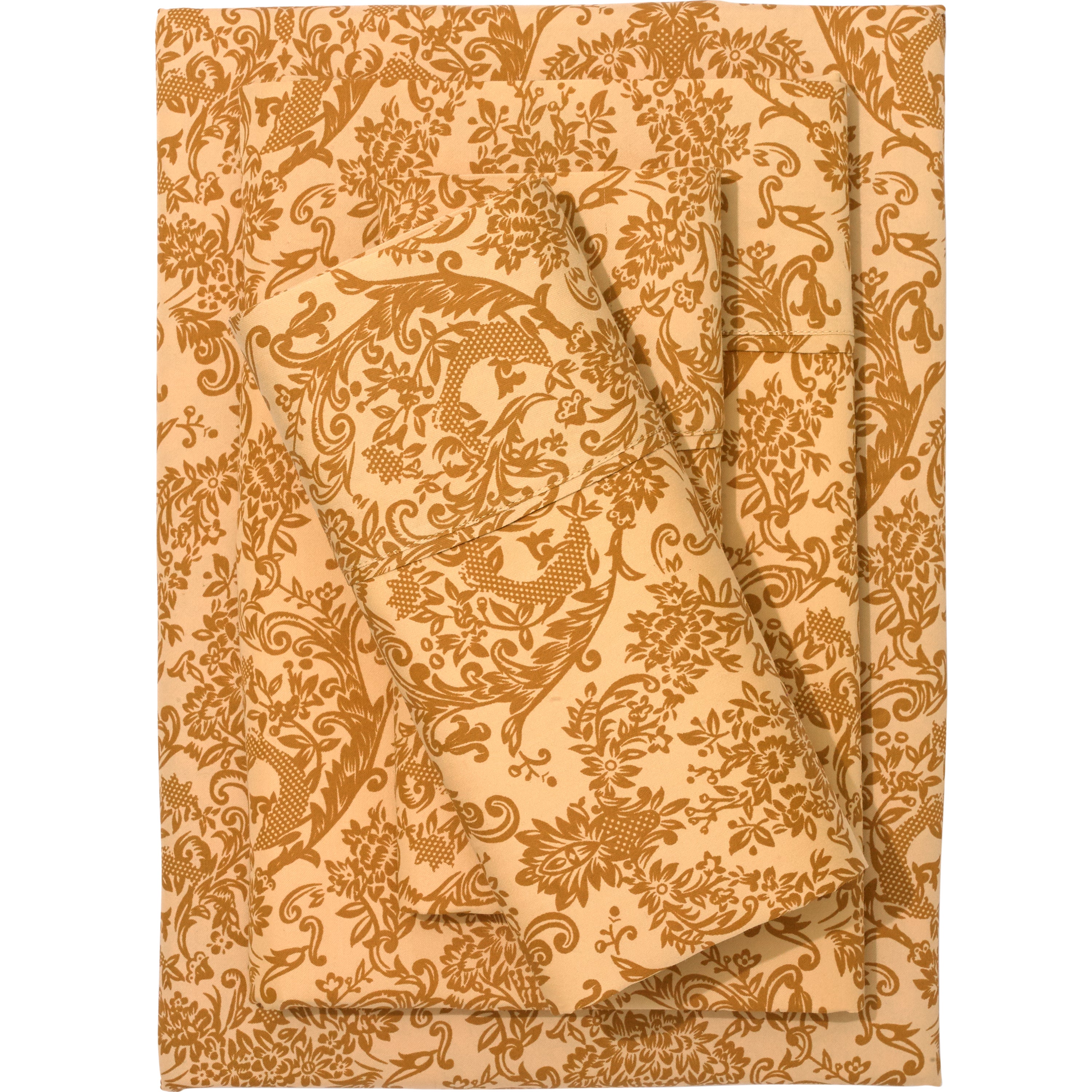 Printed Damask 6-PC. Sheet Set image number 0