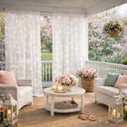 Pre-Lit Rod-Pocket Curtain Panel image number null