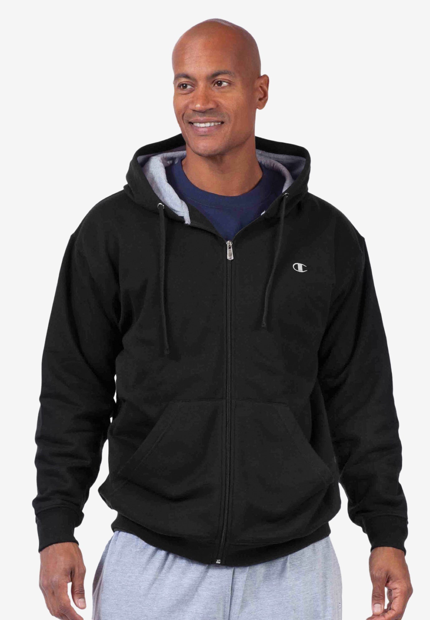 Champion&reg; Zip-Front Fleece Hoodie image number 0