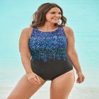 High-Neck One Piece image number null