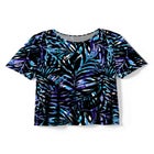 Chlorine-Resistant Crewneck Relaxed-Fit Swim Tee image number null
