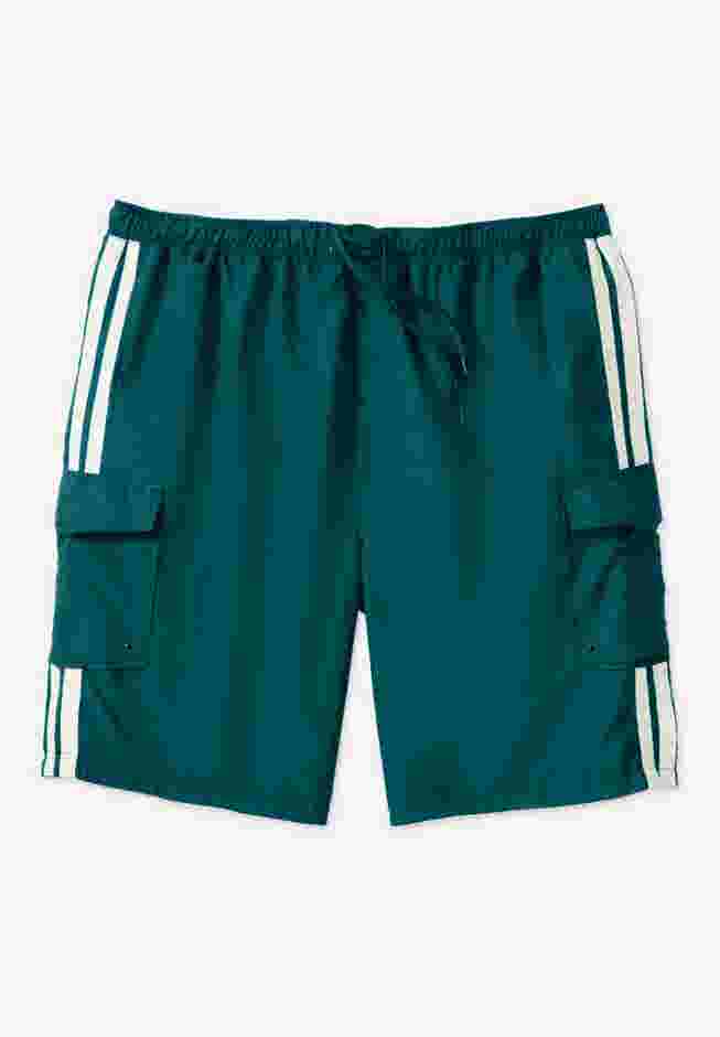 10" Double Stripe Swim Board Shorts image number 3