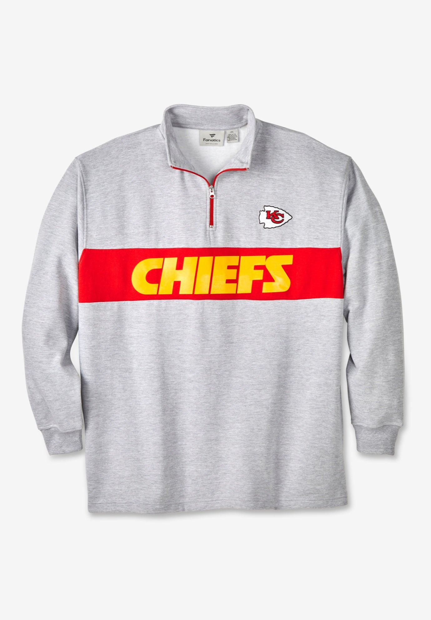 NFL® Colorblock 1/4 Zip Jacket image number 1