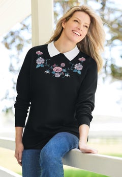 Layered-Look Sweatshirt