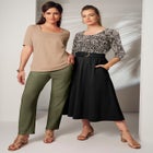 Soft Ease Straight-Leg Pant image number null