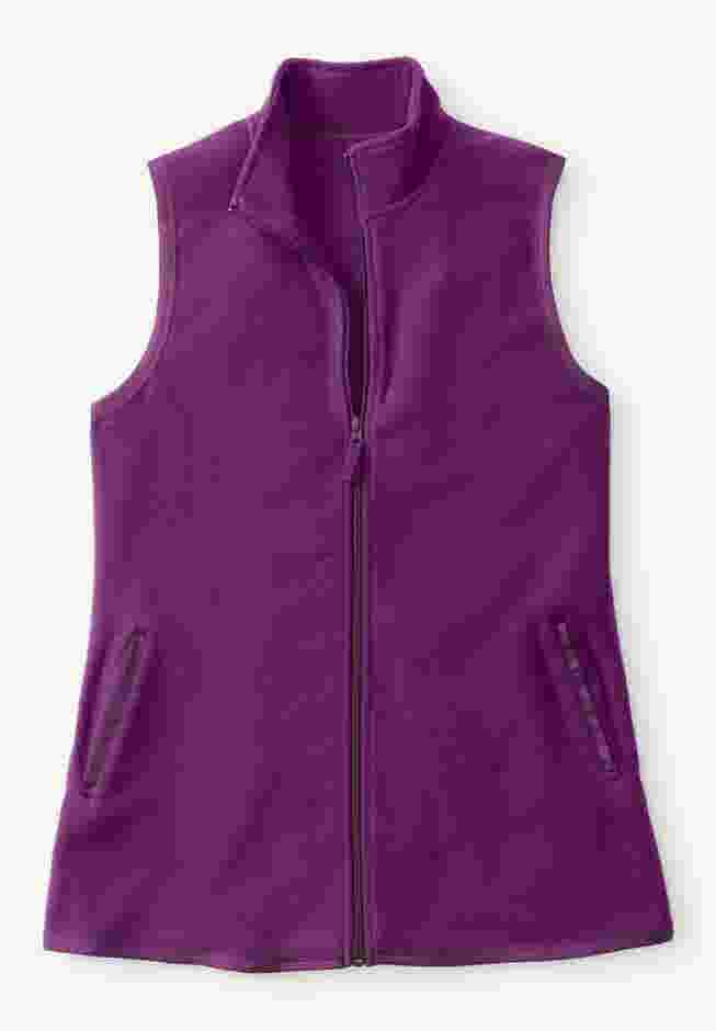 Zip-Front Microfleece Vest image number 4
