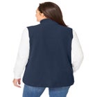 Zip-Front Microfleece Vest image number 1