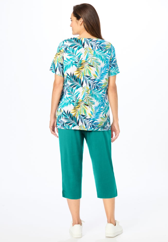 2-Piece Tunic and Capri Set image number 1