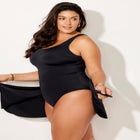 Adjustable Sarong Swimdress image number null