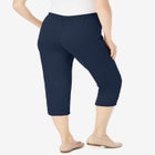 The Hassle-Free Soft Knit Capri image number null