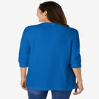 Three-Quarter Sleeve Thermal Sweatshirt image number null