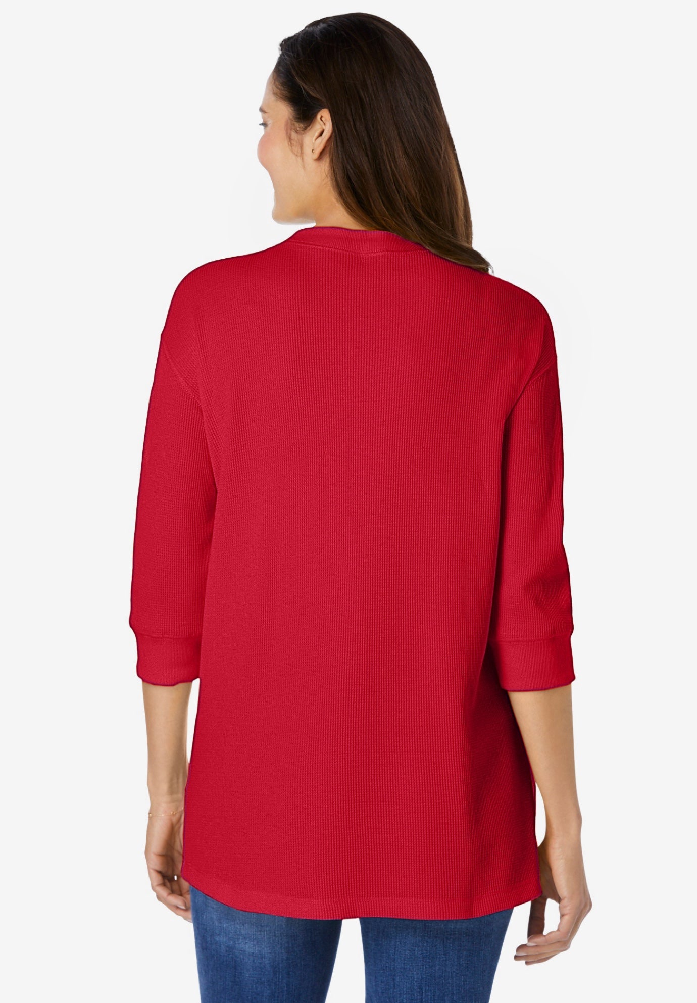 Three-Quarter Sleeve Thermal Sweatshirt image number 1