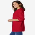 Three-Quarter Sleeve Thermal Sweatshirt image number null