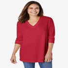 Three-Quarter Sleeve Thermal Sweatshirt image number null