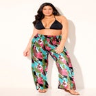 Elastic Waist Lounge Cover Up Pant image number null