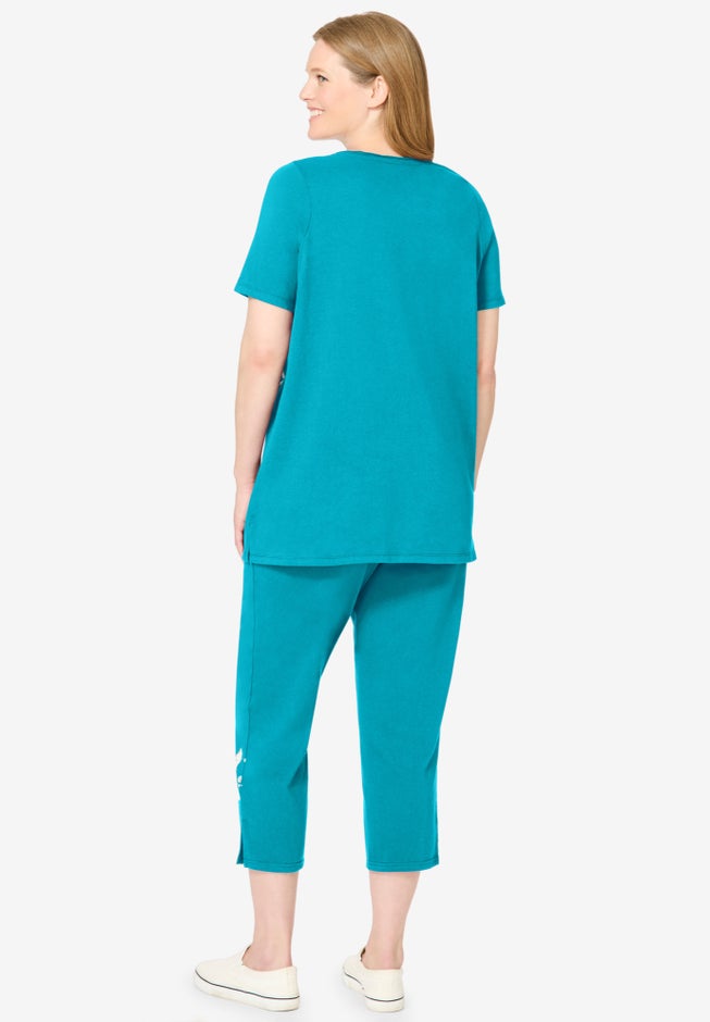 Starfish Tee and Capri Set image number 1