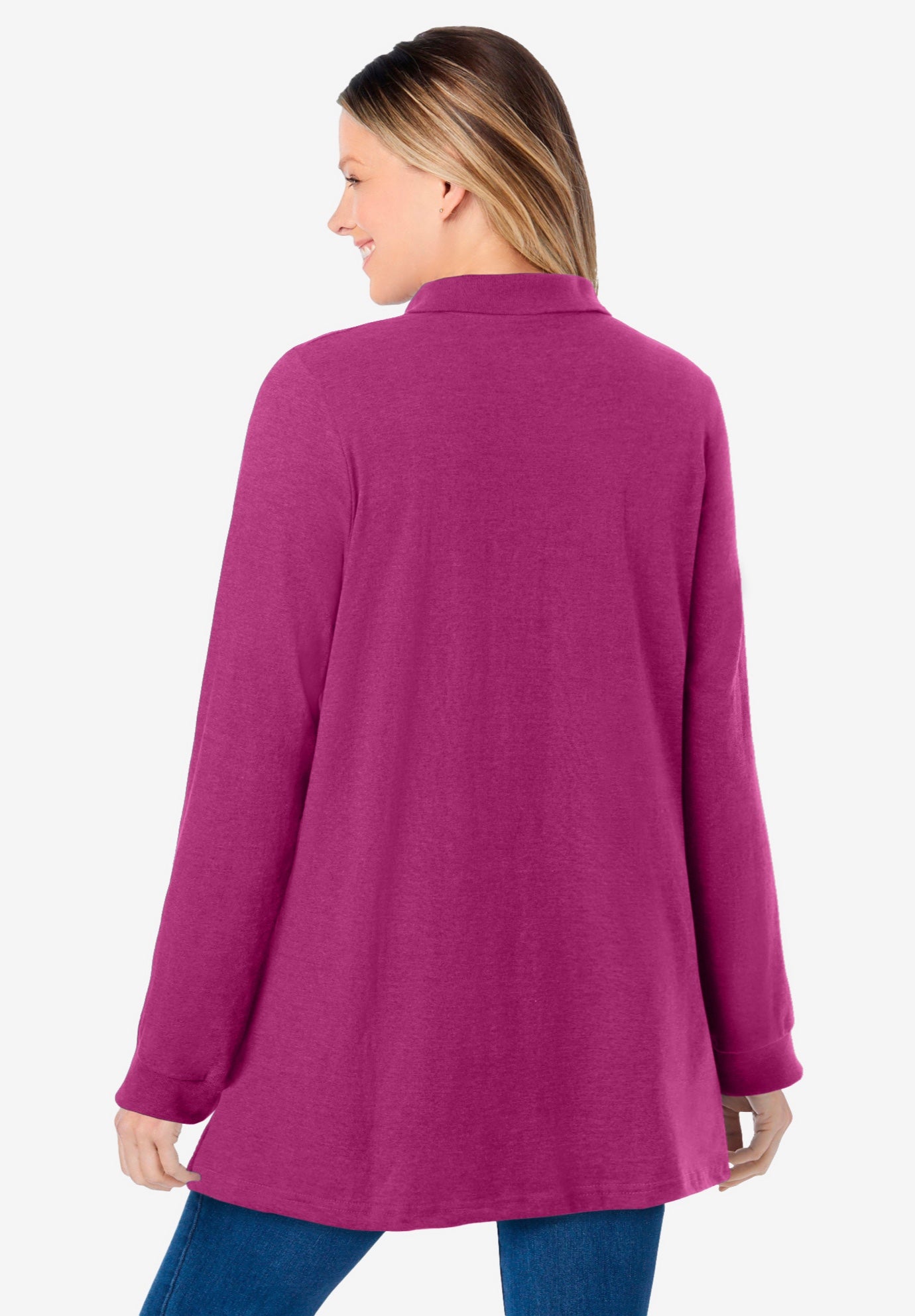 Long-Sleeve Polo Shirt image number 1