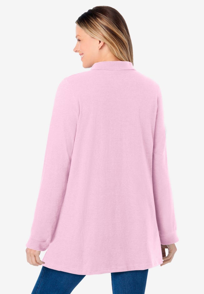 Long-Sleeve Polo Shirt image number 1