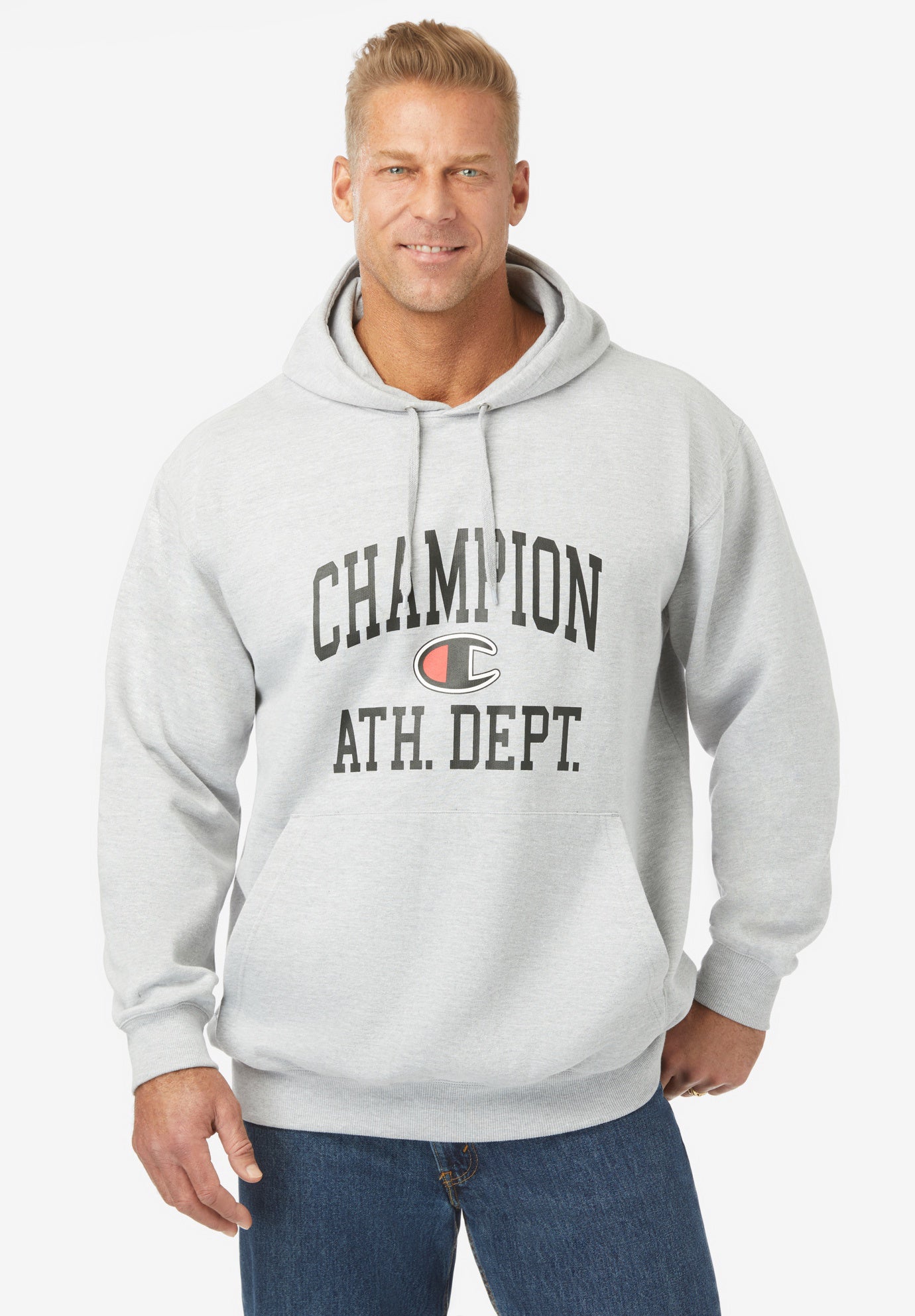 Champion&reg; Oversized Fleece Athletic Hoodie image number 0
