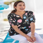 Notch-Neck Pocket Tee image number null