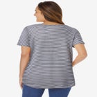 Notch-Neck Pocket Tee image number null