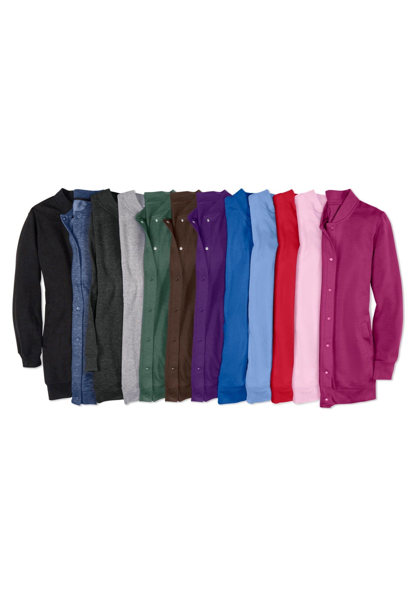 Fleece Baseball Jacket image number 3