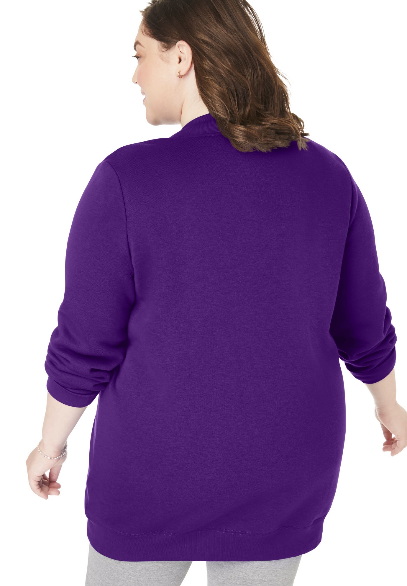 Fleece Baseball Jacket image number 1