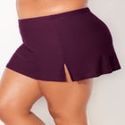 Side Slit Swim Skirt With Built-In Brief image number 6