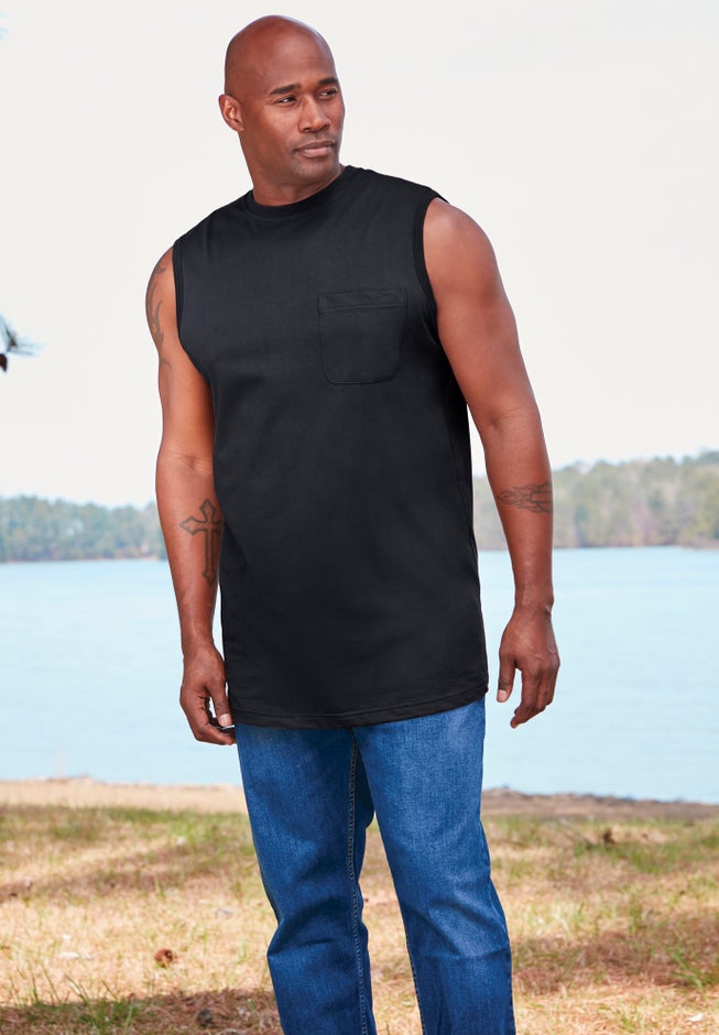 Heavyweight Pocket Muscle Tee image number 2