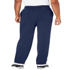 Sherpa Lined Full Elastic Sweatpants image number null