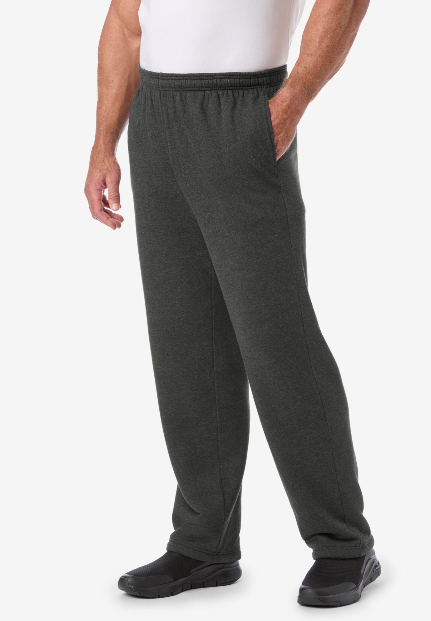 Sherpa Lined Full Elastic Sweatpants image number 0
