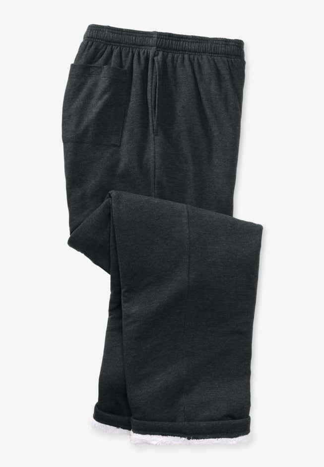 Sherpa Lined Full Elastic Sweatpants image number 1