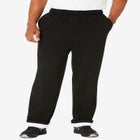 Sherpa Lined Full Elastic Sweatpants image number null